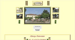 Desktop Screenshot of albergoristoranteilcacciatore.it